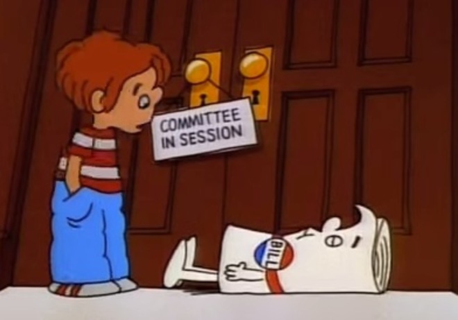 Committee in Session cartoon